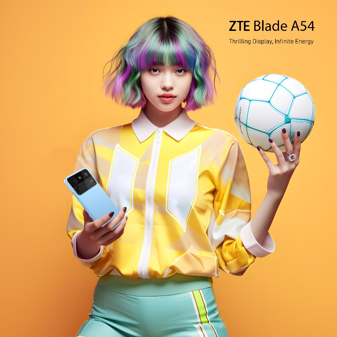 Kegiatan Multitasking dengan Gaya Kekinian Bisa Difasilitasi Smartphone ZTE Blade A54