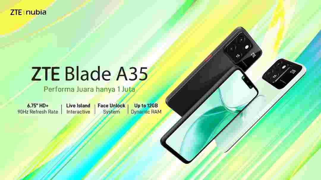 ZTE Blade A35 Berikan Upgrade Pengalaman Mobile ke Level Berikutnya Bagi Pengguna