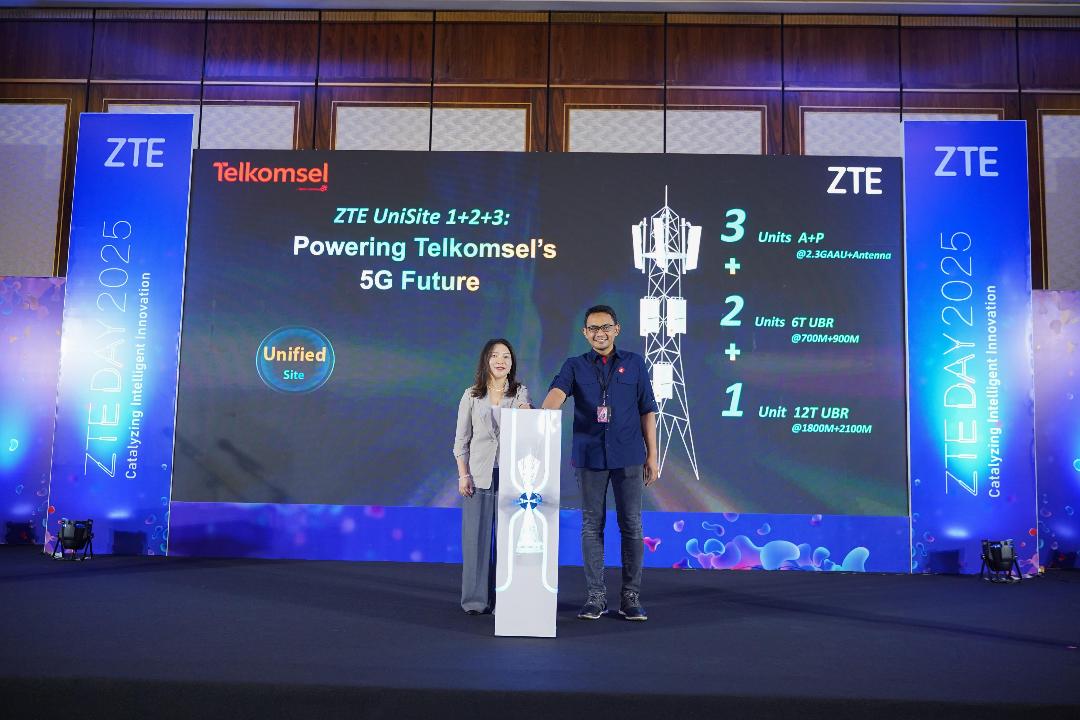 Kolaborasi Telkomsel dengan ZTE, Solusi UniSite 1+2+3 Sejalan dengan Visi Perusahaan