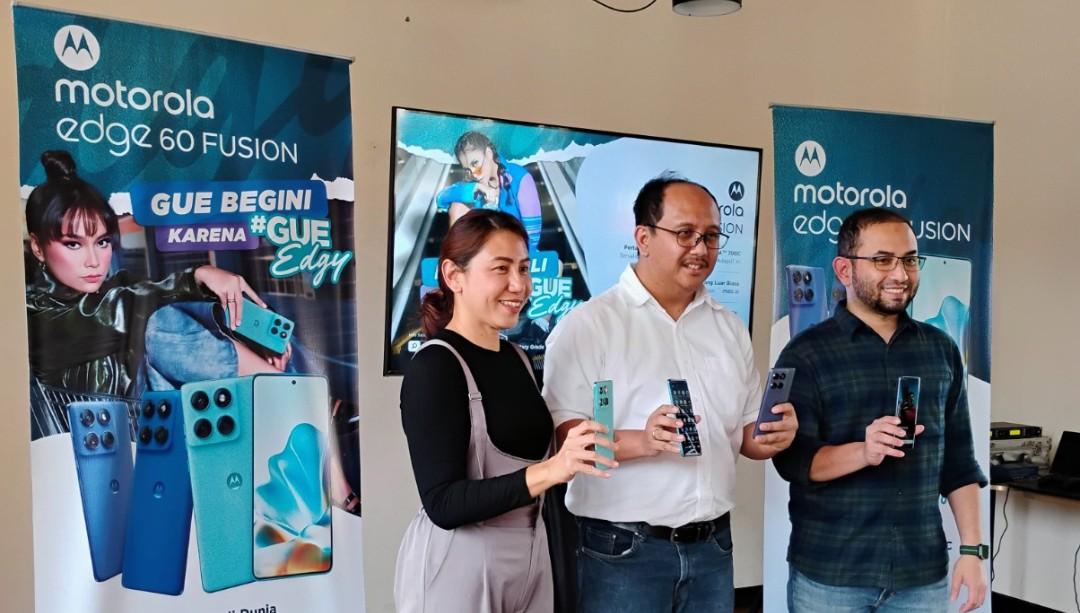 motorola edge 60 FUSION Usung Tagline Gueedgy dengan Kamera Sony