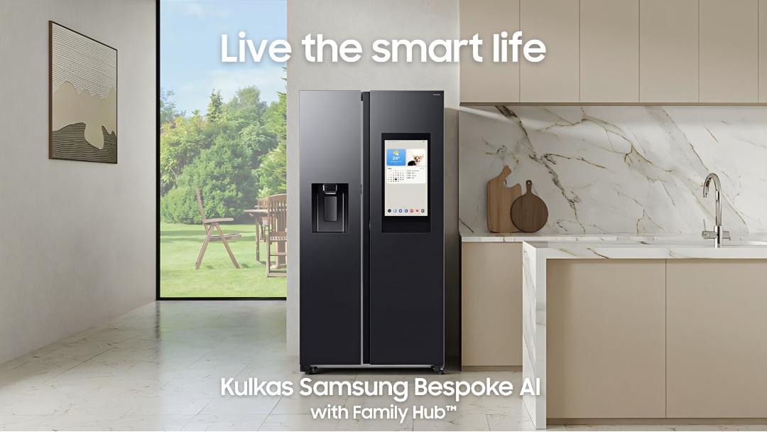 Samsung Bespoke AI with Family Hub Dukung Refrigeration Day 2025